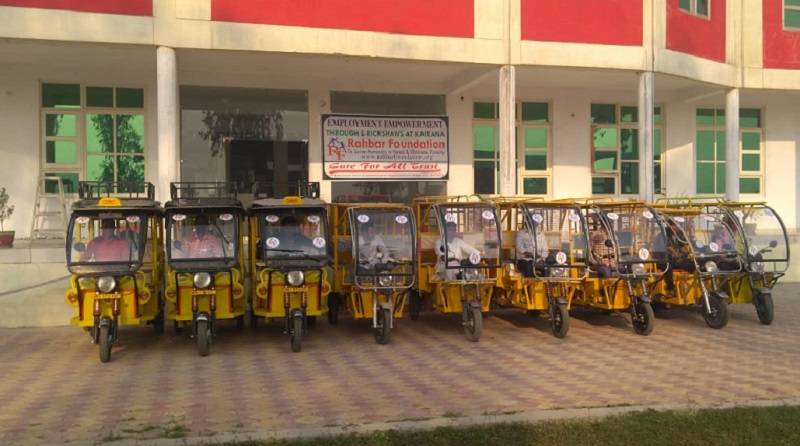 2018 - Employment Empowerment through e-Rickshaws for the poor at Kairana, Uttar Pradesh